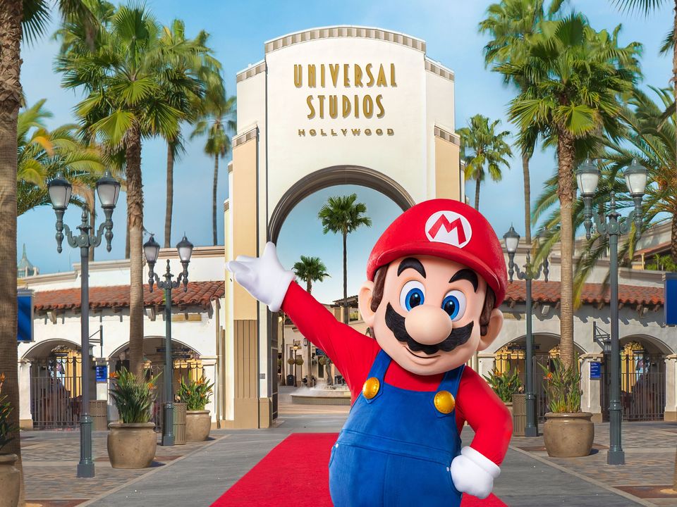 Mario opens the new Super Nintendo World at Universal Studios Hollywood