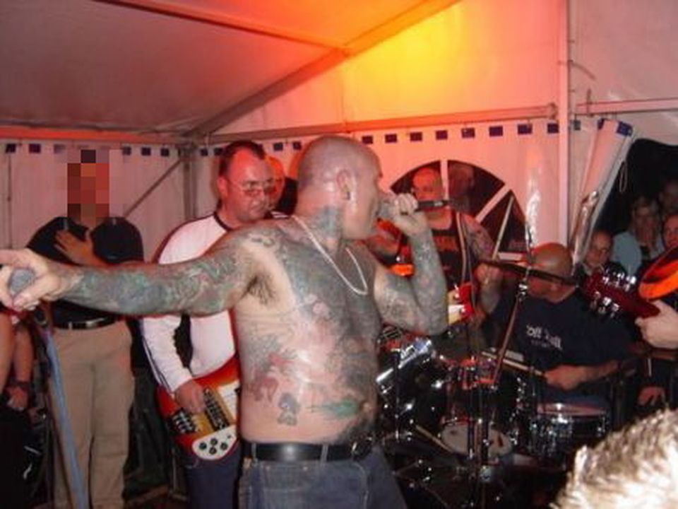 Skinhead band Brutal Attack headlined the clandestine concert