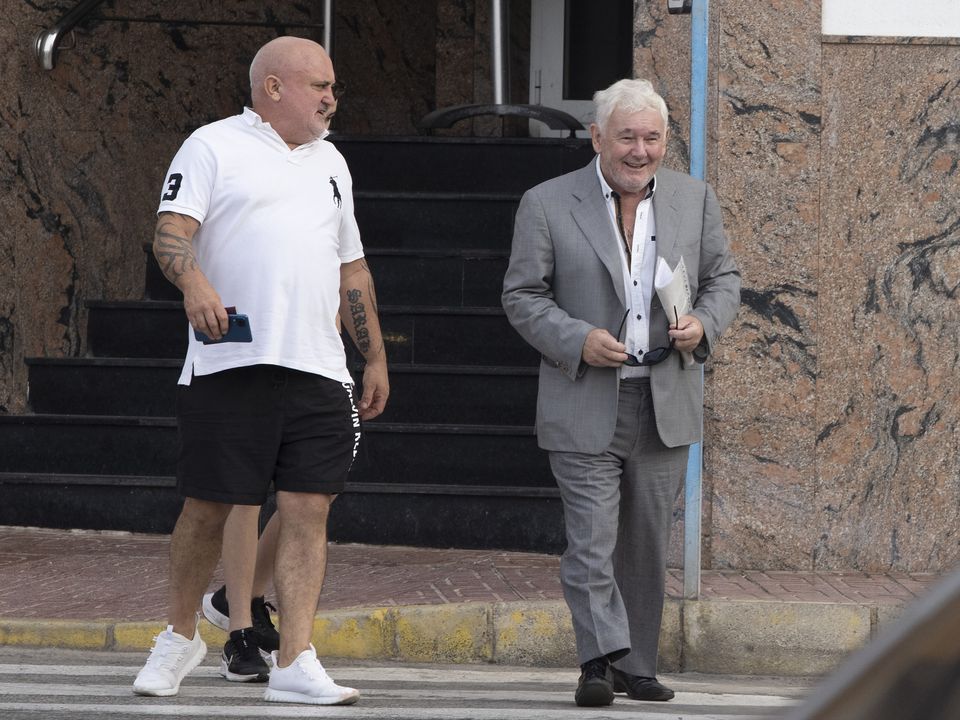 John Gilligan leaves court with 'Fat' Tony Armstrong