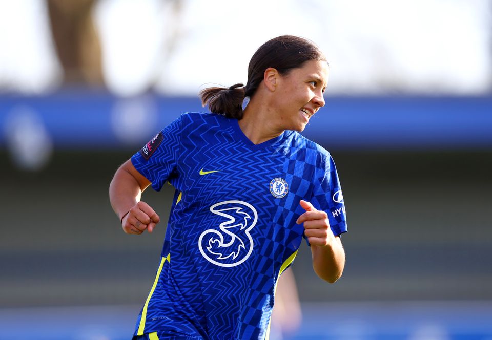 Australian forward Sam Kerr has been in fine form with Chelsea this season (Jacques Feeney/PA)