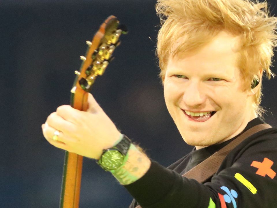 Ed Sheeran wows the Croke Park crowd last night