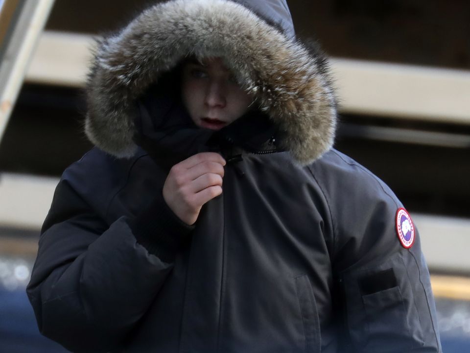 Darragh Callopy, 18, of Cardiffsbridge Avenue, Finglas, Dublin pictured at Blanchardstown District Court for a court appearance. Pic: Paddy Cummins/IrishPhotoDesk.ie