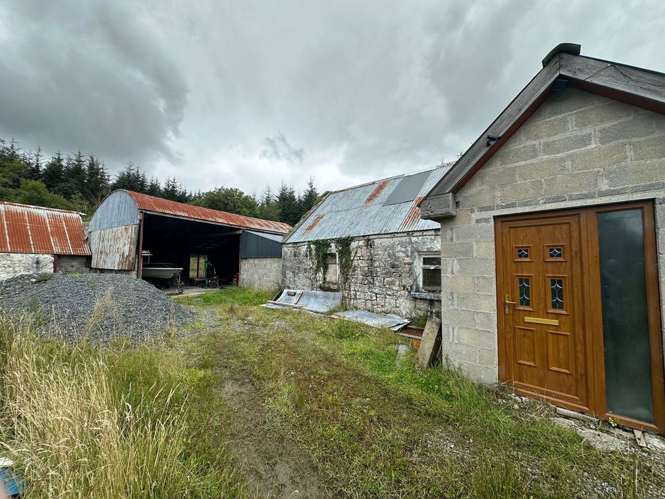 The Leitrim property, suspected to be used as a grow house