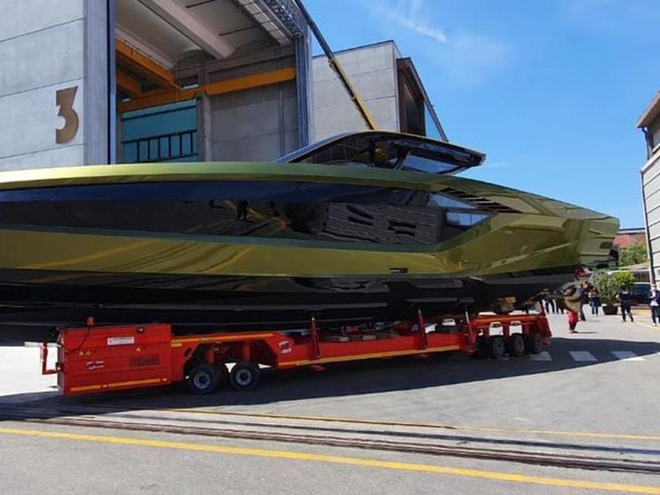 McGregor's 63-foot long Lamborghini Technomar