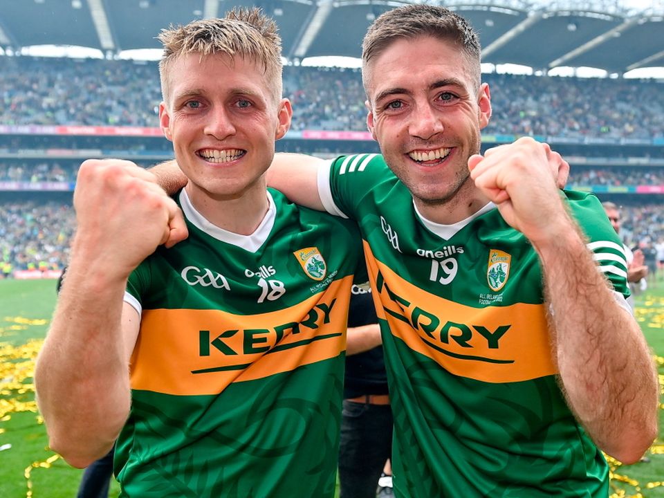 Brothers Killian Spillane, left, and Adrian Spillane of Kerry