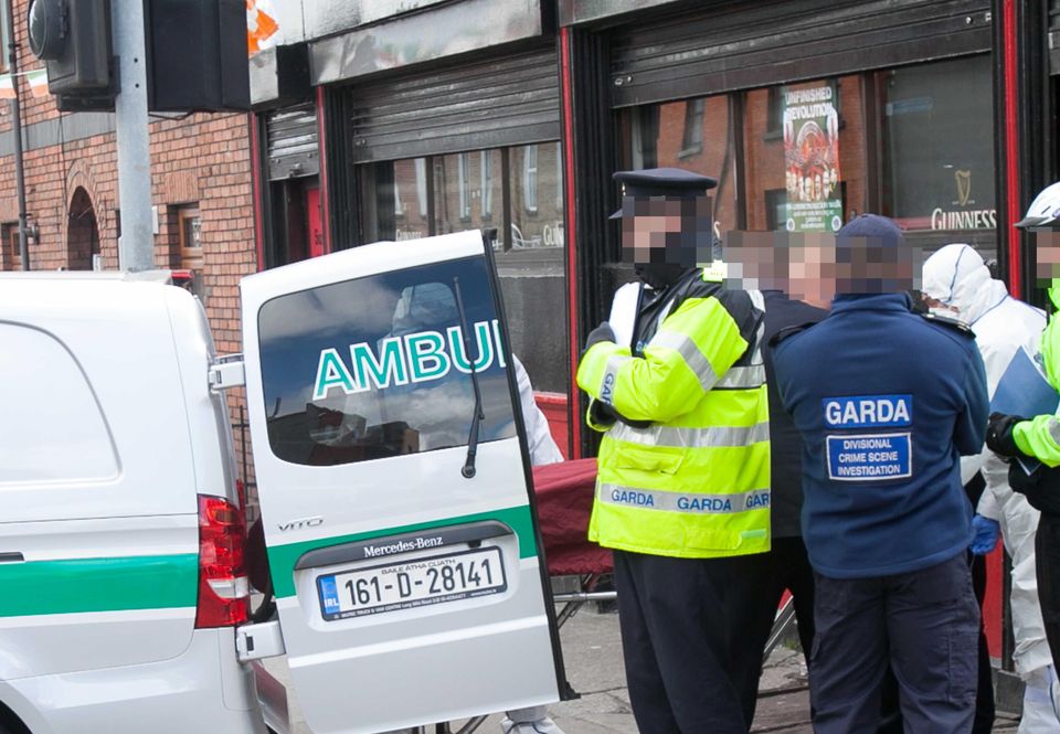 Gardaí at Sunset House