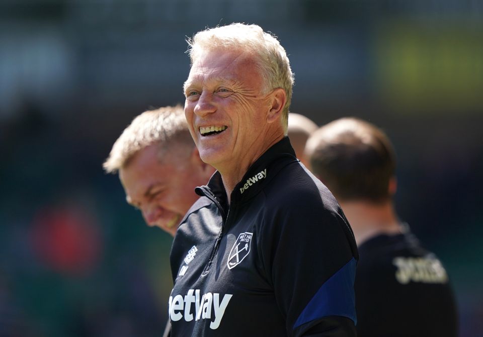 David Moyes, pictured, revealed his delight at Alphonse Areola’s permanent West Ham move (Joe Giddens/PA)