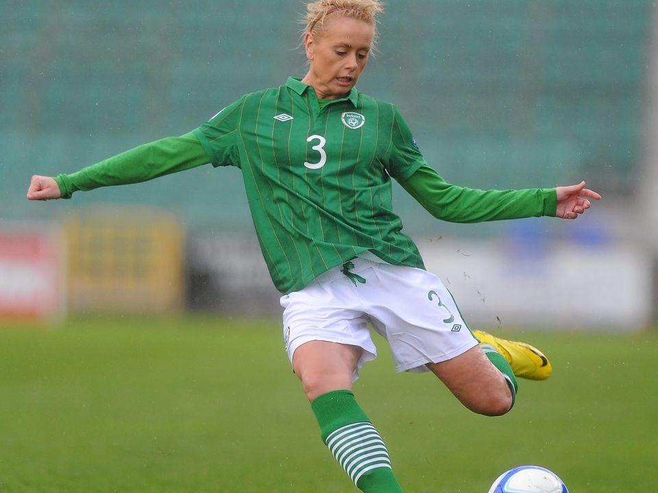 Grace Murray in action for Ireland.