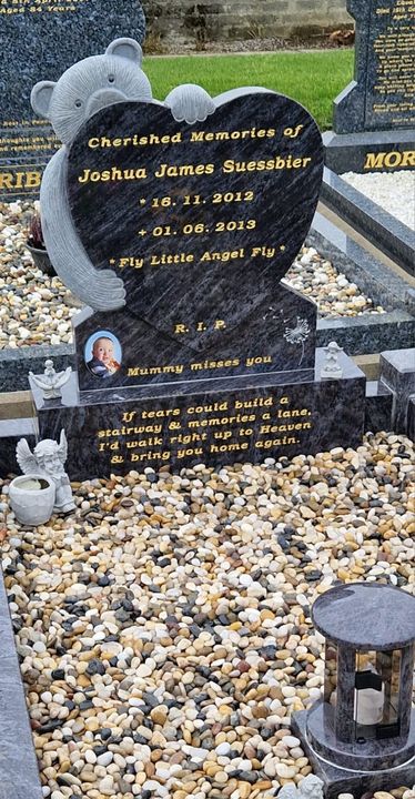 Baby Joshua's gravestone