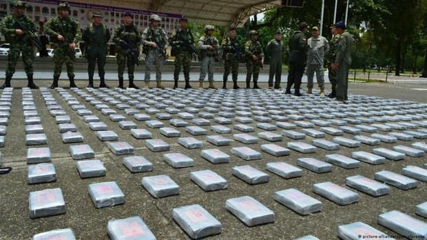 Just one of the massive drug seizures made by Columbian authorities