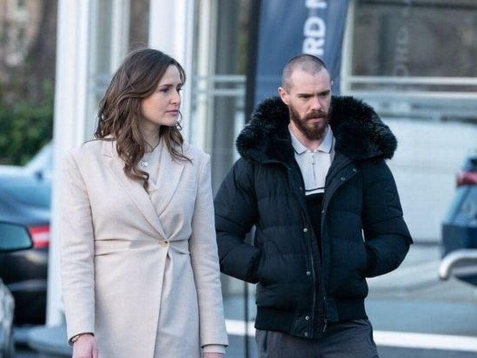 Clare with Sam Keeley (Viking) in Kin
