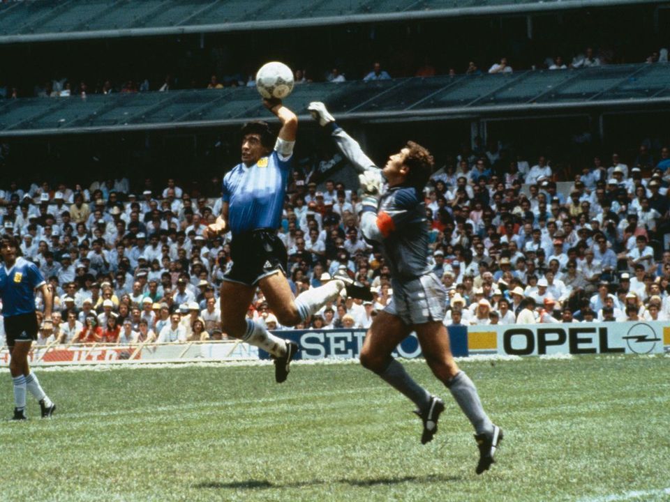 Peter Shilton was the keeper beaten by Diego Maradona's famous 'Hand of God goal' at the 1986 World Cup