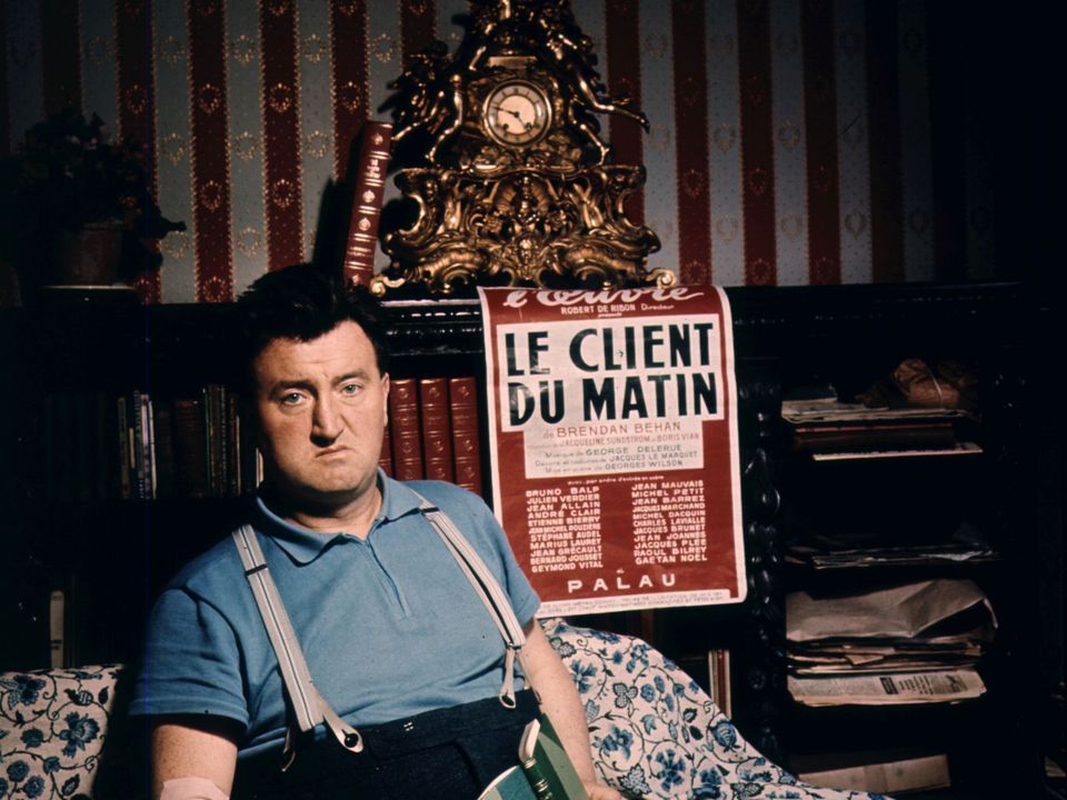 Brendan Behan moved to Paris soon after leaving prison. Photo by Hulton Archive/Getty Images