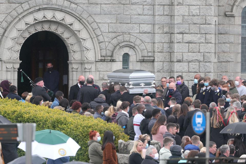 The funeral of Jennifer Poole at Saint Canice’s Church, Finglas Village Dublin this morning. Photo: Colin Keegan, Collins Dublin