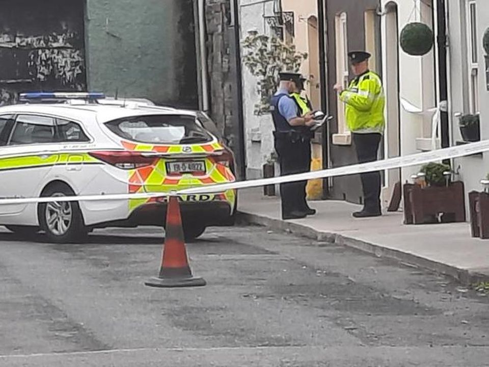 The scene just off Seville place on Wednesday afternoon