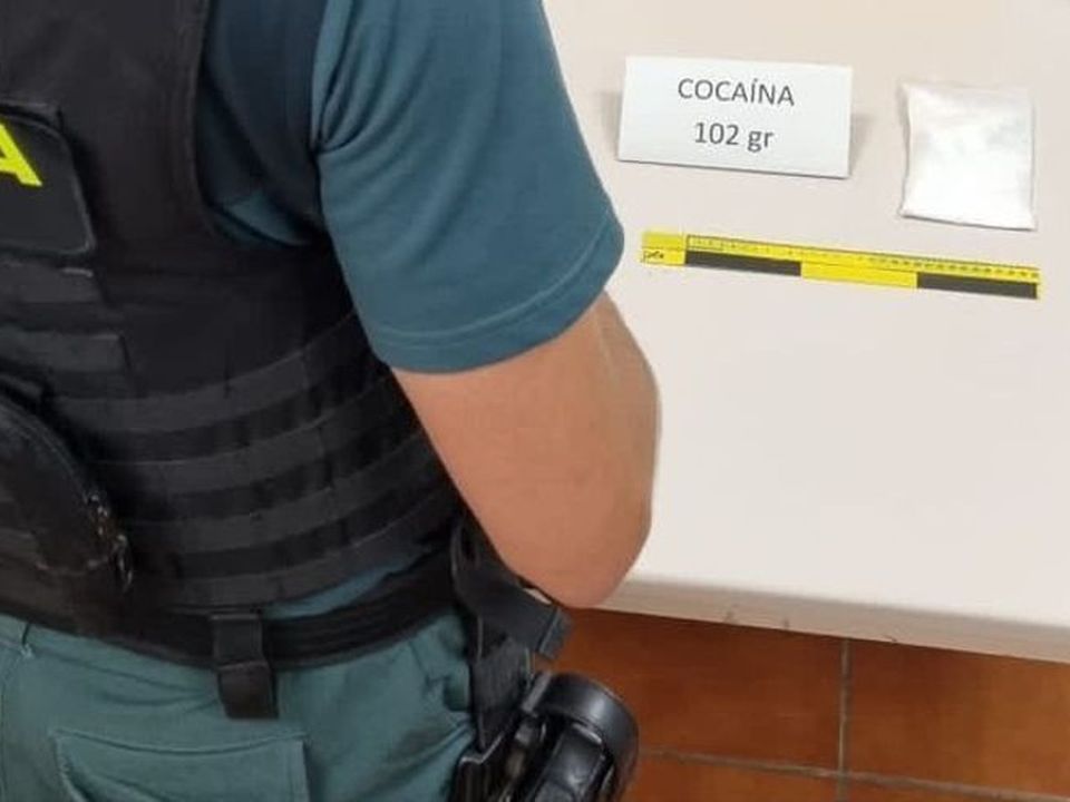 The Spanish Civil Guard shared a photo of the seizure