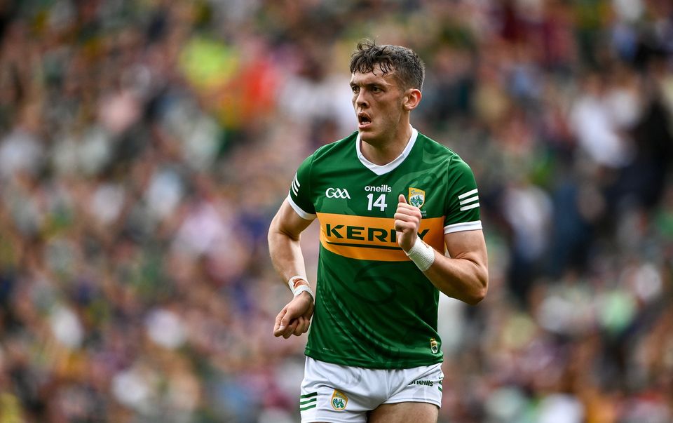 David Clifford of Kerry is head and shoulders above all the others and ranks at No 1 in Spillane's chart. Photo: David Fitzgerald/Sportsfile