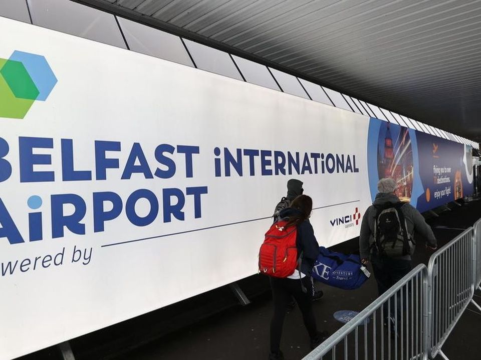 The arrest was made at Belfast International Airport