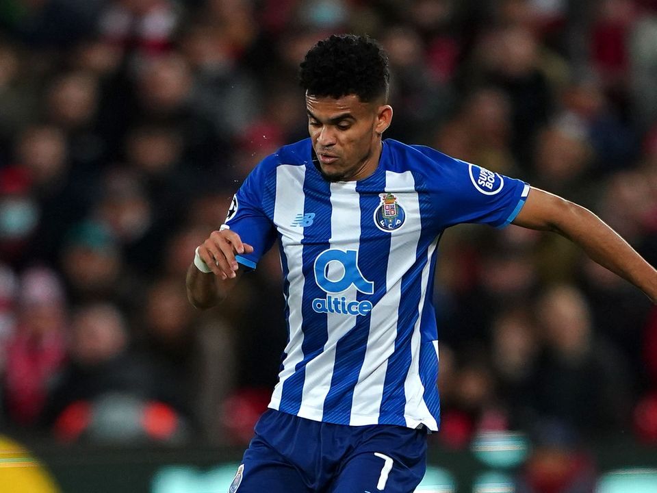 Luis Diaz has joined Liverpool from Porto (Peter Byrne/PA)