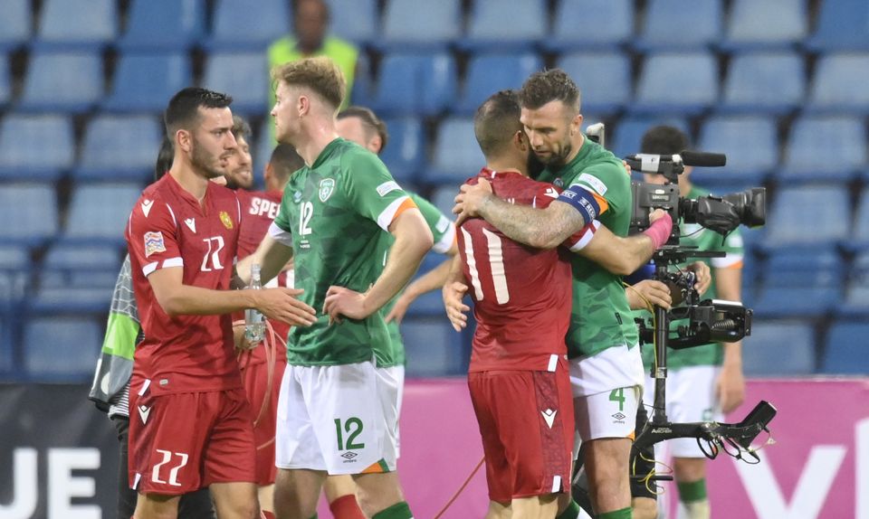 Ireland suffered another Nations League loss (AP Photo/Hakob Berberyan)