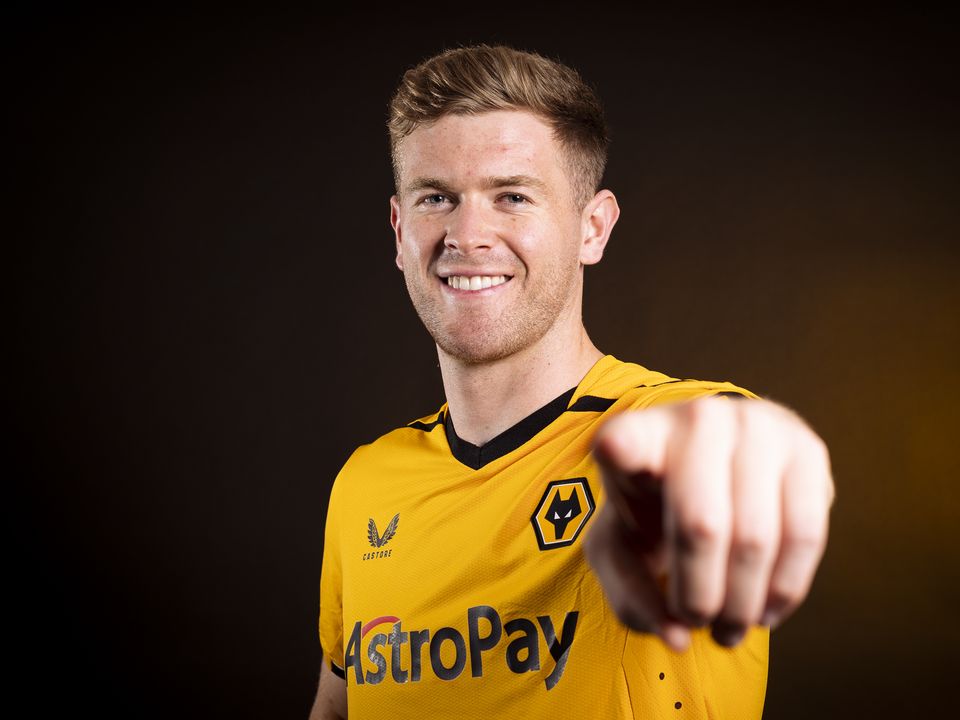 Wolverhampton Wanderers' Irish defender Nathan Collins is fired up to stop Erling Haaland and Manchester City. Photo: Getty Images