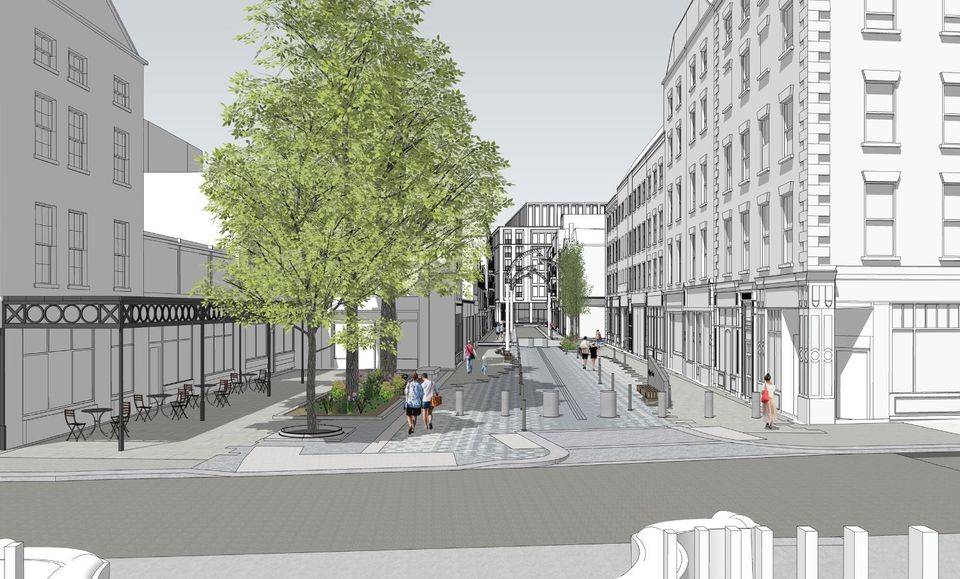 Plans for Liffey Street shared by Dublin City Council.