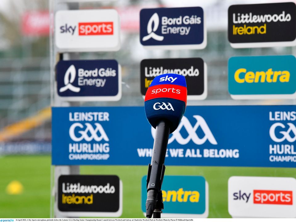 The GAA's five-year media rights deal is to be announced this week but it won’t incorporate Sky Sports. Photo: Piaras Ó Mídheach/Sportsfile