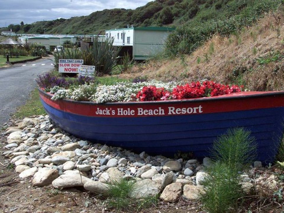 The entrance to the Jack's Hole resort