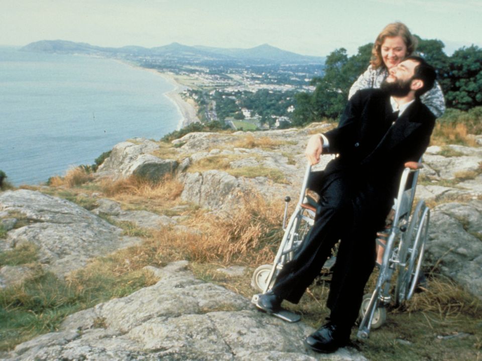 Daniel Day Lewis with Ruth McCabe in My Left Foot. Day Lewis couldn’t go to the lavish dinner organised in honour of the film’s cast and crew