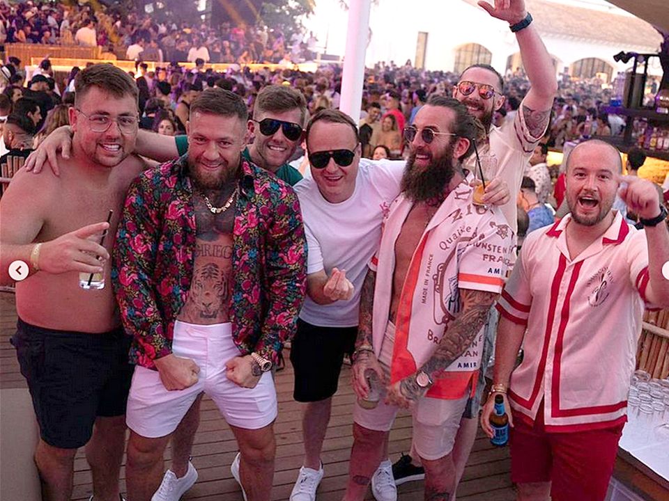 Conor with the lads