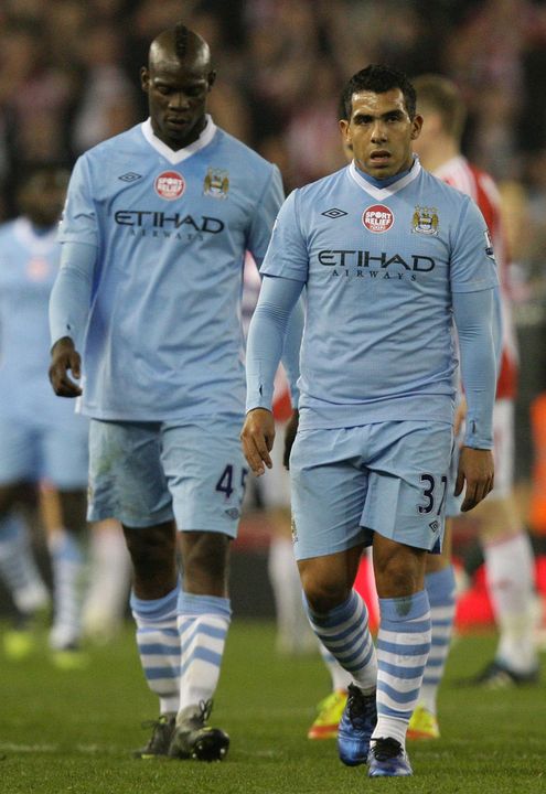 Controversies involving Carlos Tevez (right) and Mario Balotelli (left) overshadowed a lot of City’s season (Dave Thompson/PA)