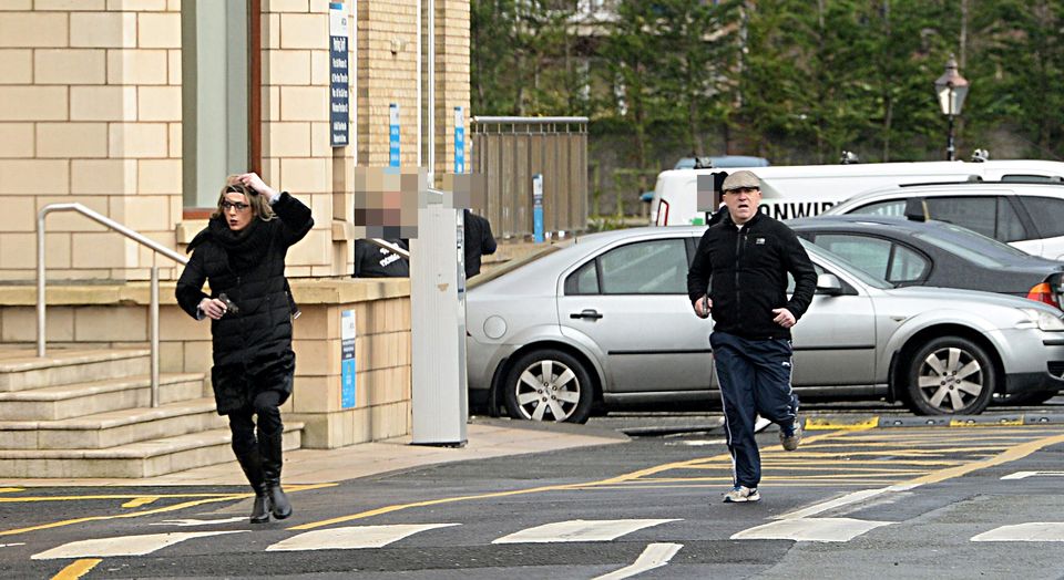 Photo taken by the Sunday World during the Regency Hotel gun attack
