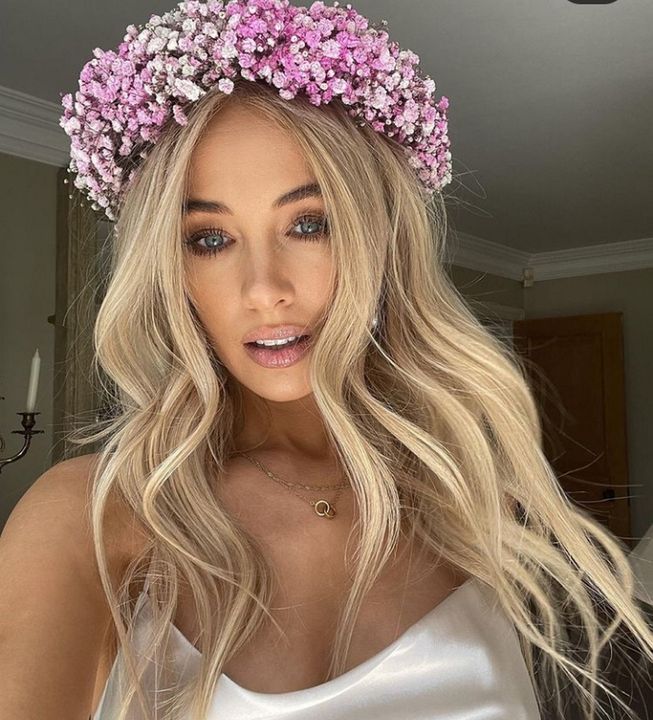 Nicola Hughes was one of eight bridesmaids
