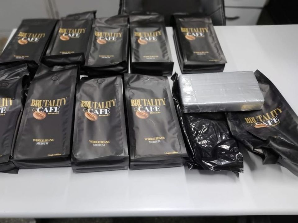 The cocaine was discovered in packages of coffee