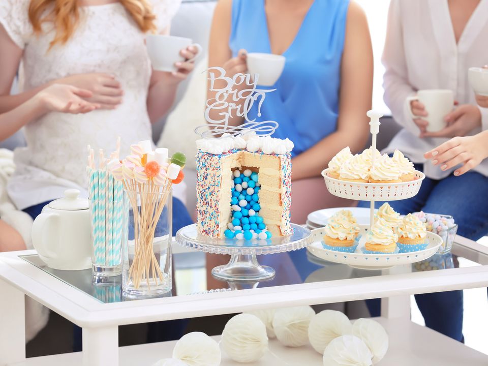 Gender reveal parties can be narcissistic and showy. Picture posed