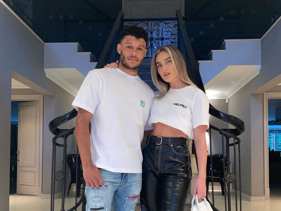 Perrie Edwards and Alex Oxlade-Chamberlain. Photo: Instagram