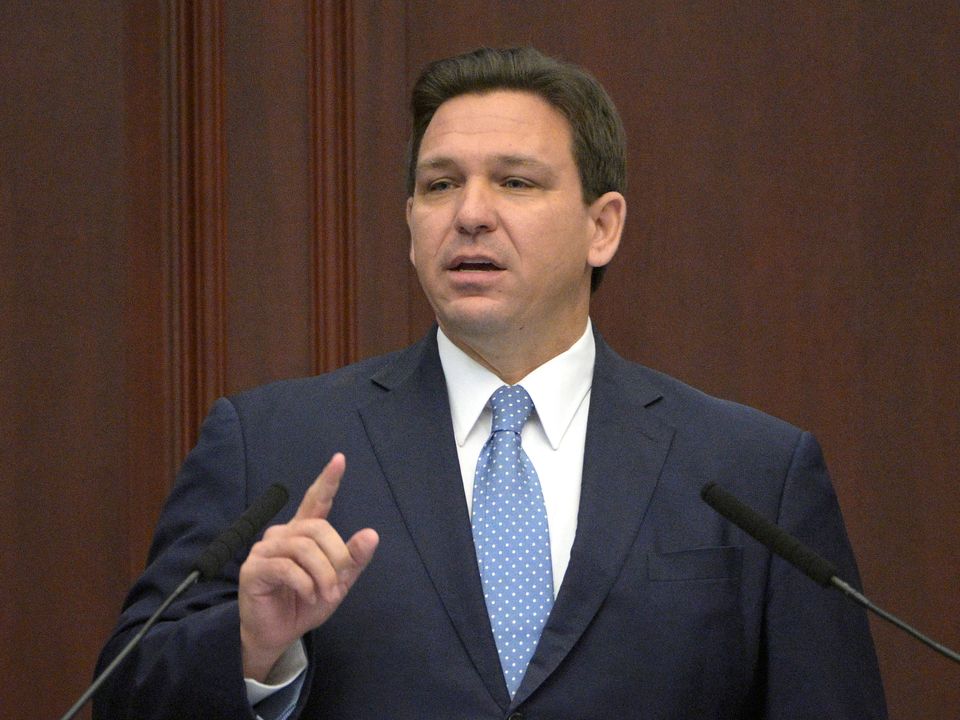 Florida governor Ron DeSantis (Phelan M Ebenhack/AP)
