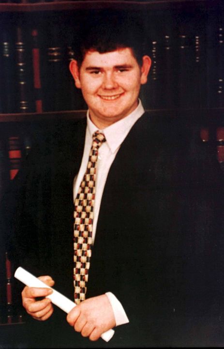 Adrian Gallagher (21), who died in the Omagh bomb.