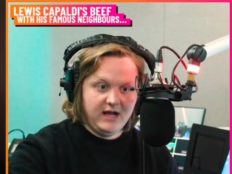 Lewis Capaldi reveals beef with famous neighbour Neil Lennon on Clyde 1