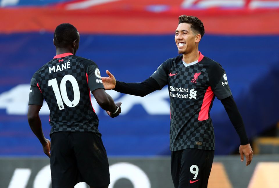 Liverpool duo Sadio Mane and Roberto Firmino are being phased out to allow for a new-look forward line to emerge (Clive Rose/PA)