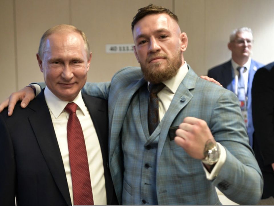Vladimir Putin and Conor McGregor