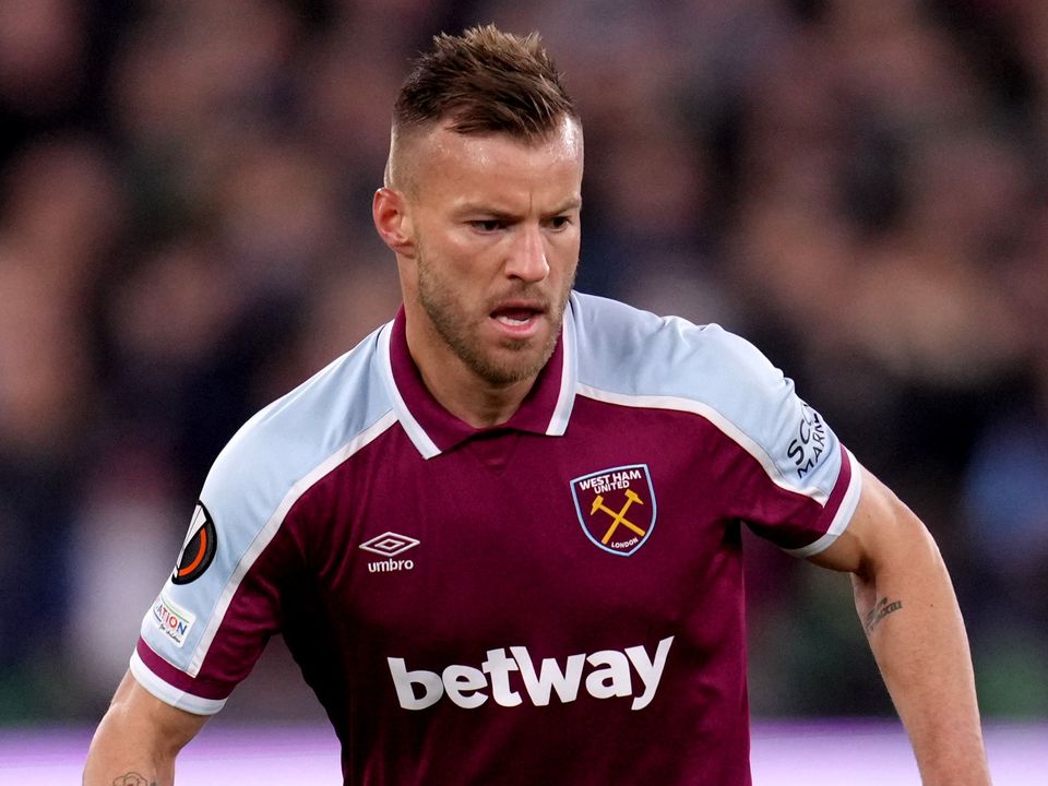 Andriy Yarmolenko could be in the West Ham squad for Sunday’s home clash with Aston Villa (John Walton/PA)