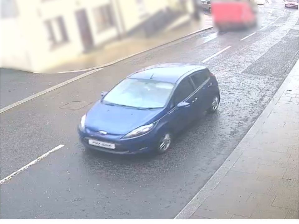 One of the cars caught on camera