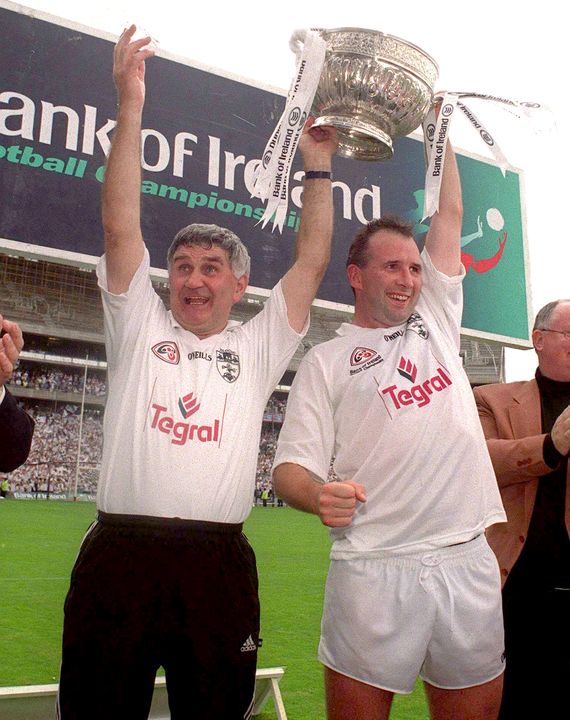 Micko during his time as manager of the Kildare team