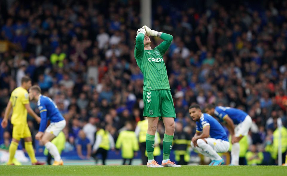 Everton suffered a damaging home defeat (Peter Byrne/PA)