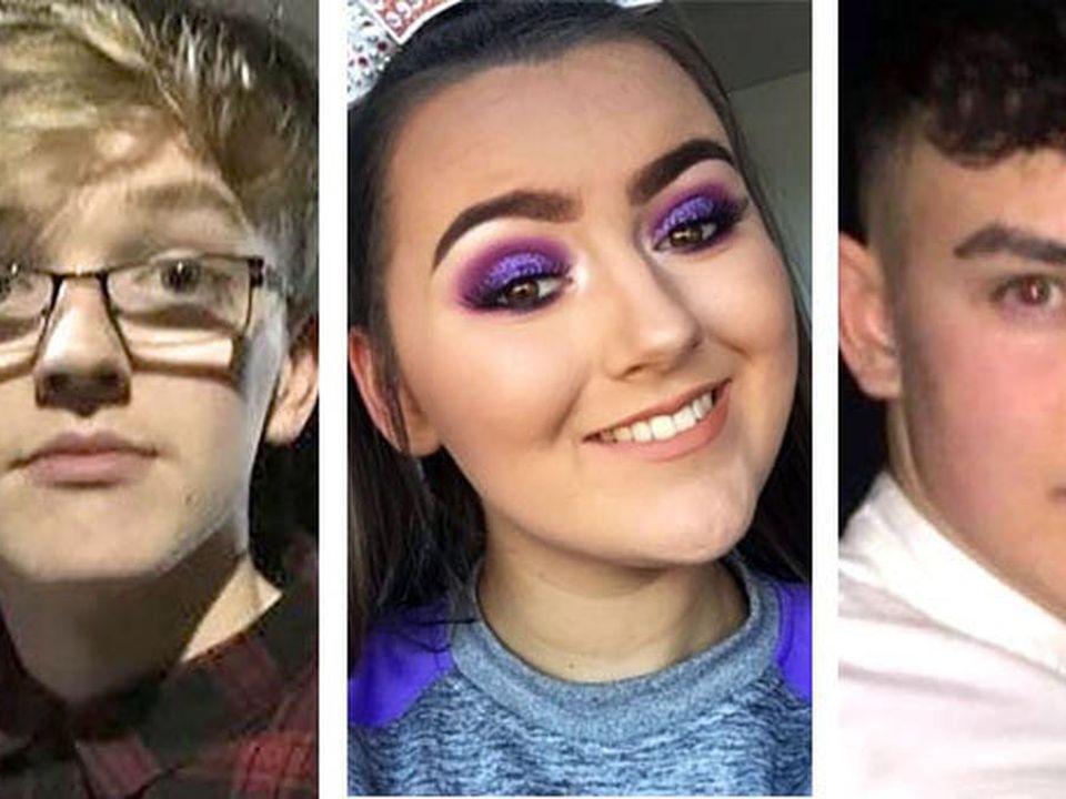 Morgan Barnard, Lauren Bullock and Connor Currie