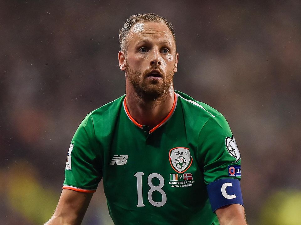 David Meyler togged out for Ireland