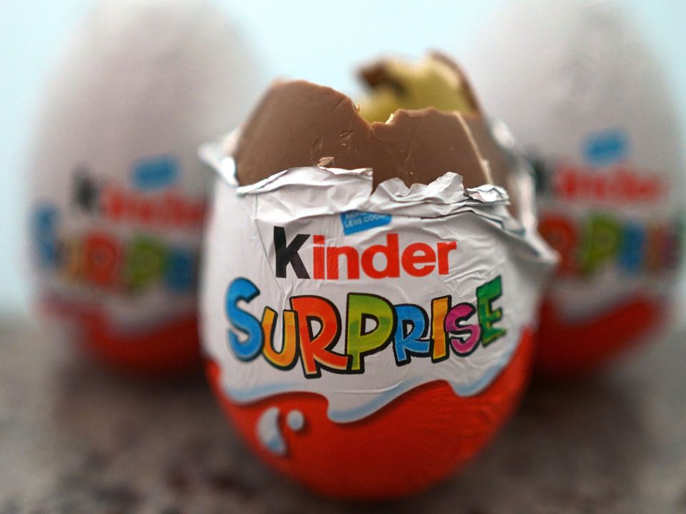 The recall initially only applied to Kinder Surprise eggs (Victoria Jones/PA)