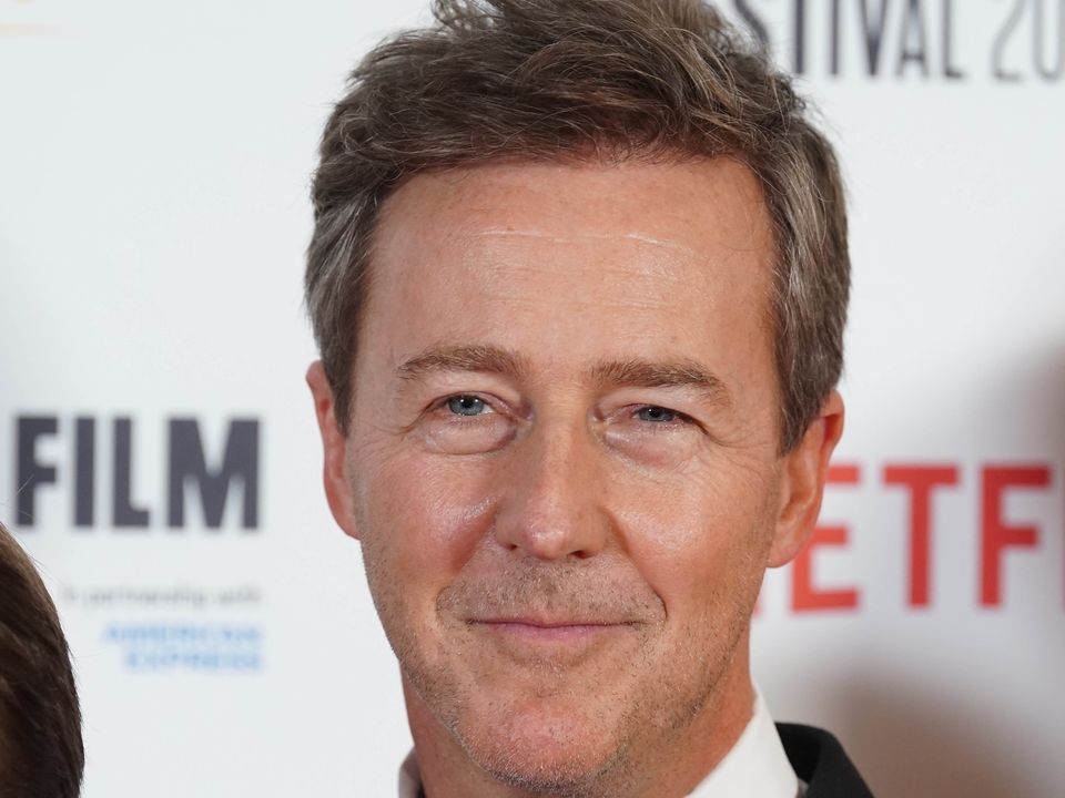 Edward Norton attending the European premiere of Glass Onion: A Knives Out Mystery during the BFI London Film Festival 2022 at the Royal Festival Hall, Southbank Centre, London. Picture date: Sunday October 16, 2022.