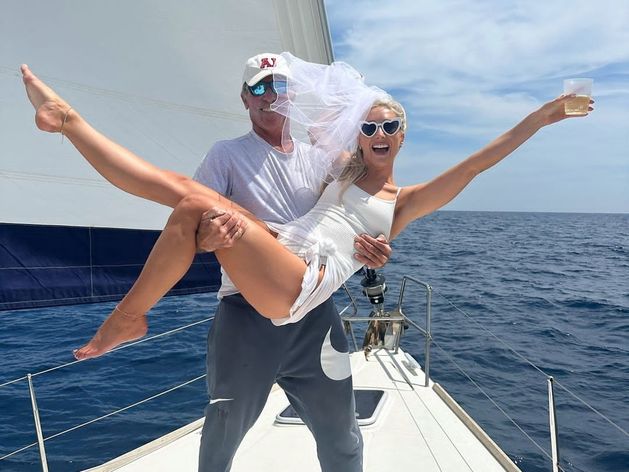 GAA star Aidan O’Shea’s fiancée Kristin McKenzie parties on boat at Spanish hen do